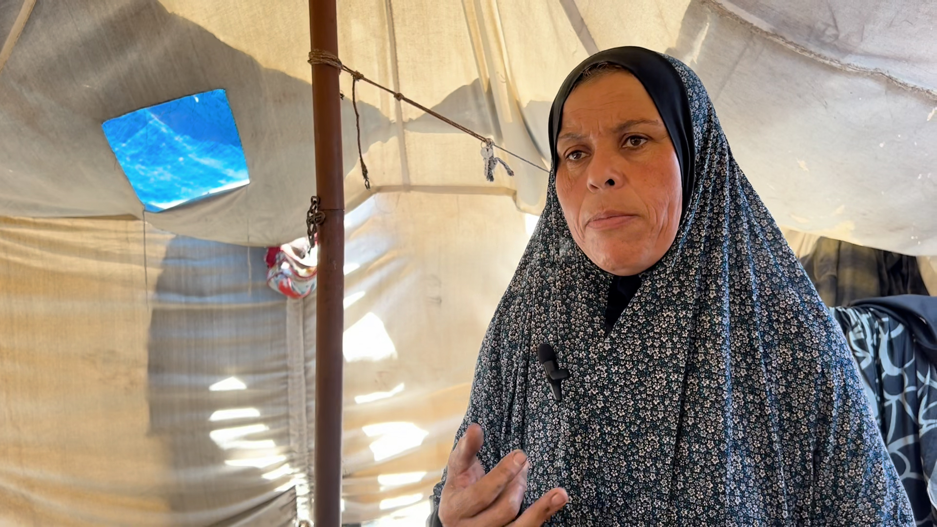 Gazze’de yaşayan Filistinli Eman Thari