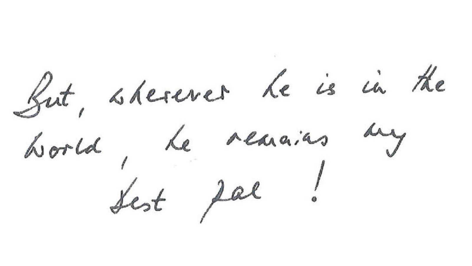 Görünüşe göre Mandelson tarafından yazılmış, Epstein'dan "en iyi arkadaş" olarak bahseden bir not. Fotoğraf: ABD Temsilciler Meclisi Gözetim Komitesi