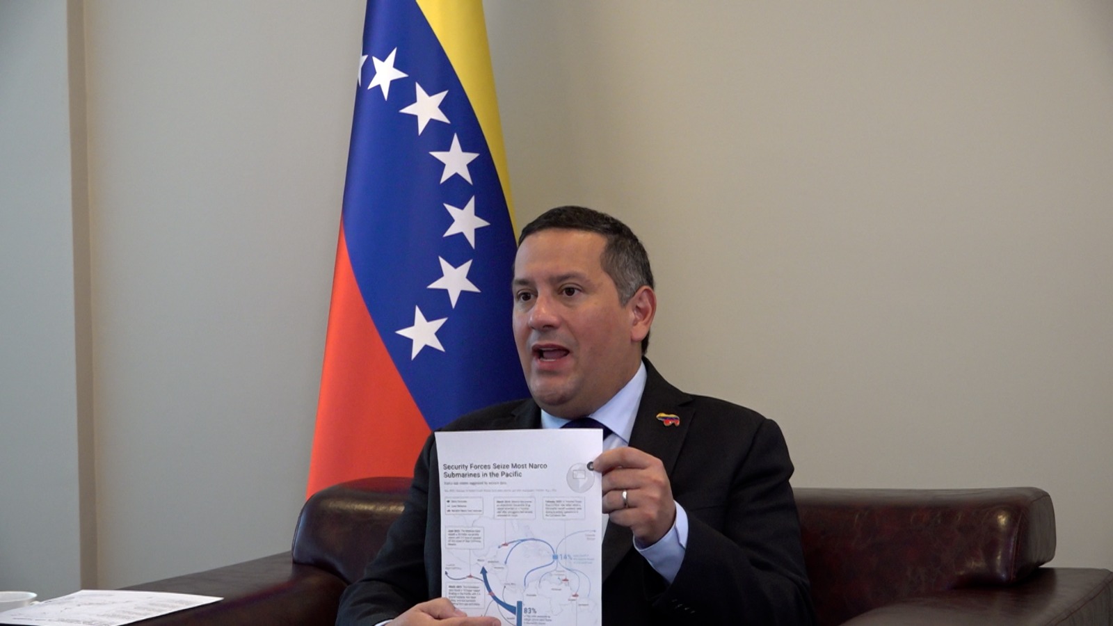 Venezuela'nın Türkiye Büyükelçisi Freddy Eduardo Molina Gutierrez