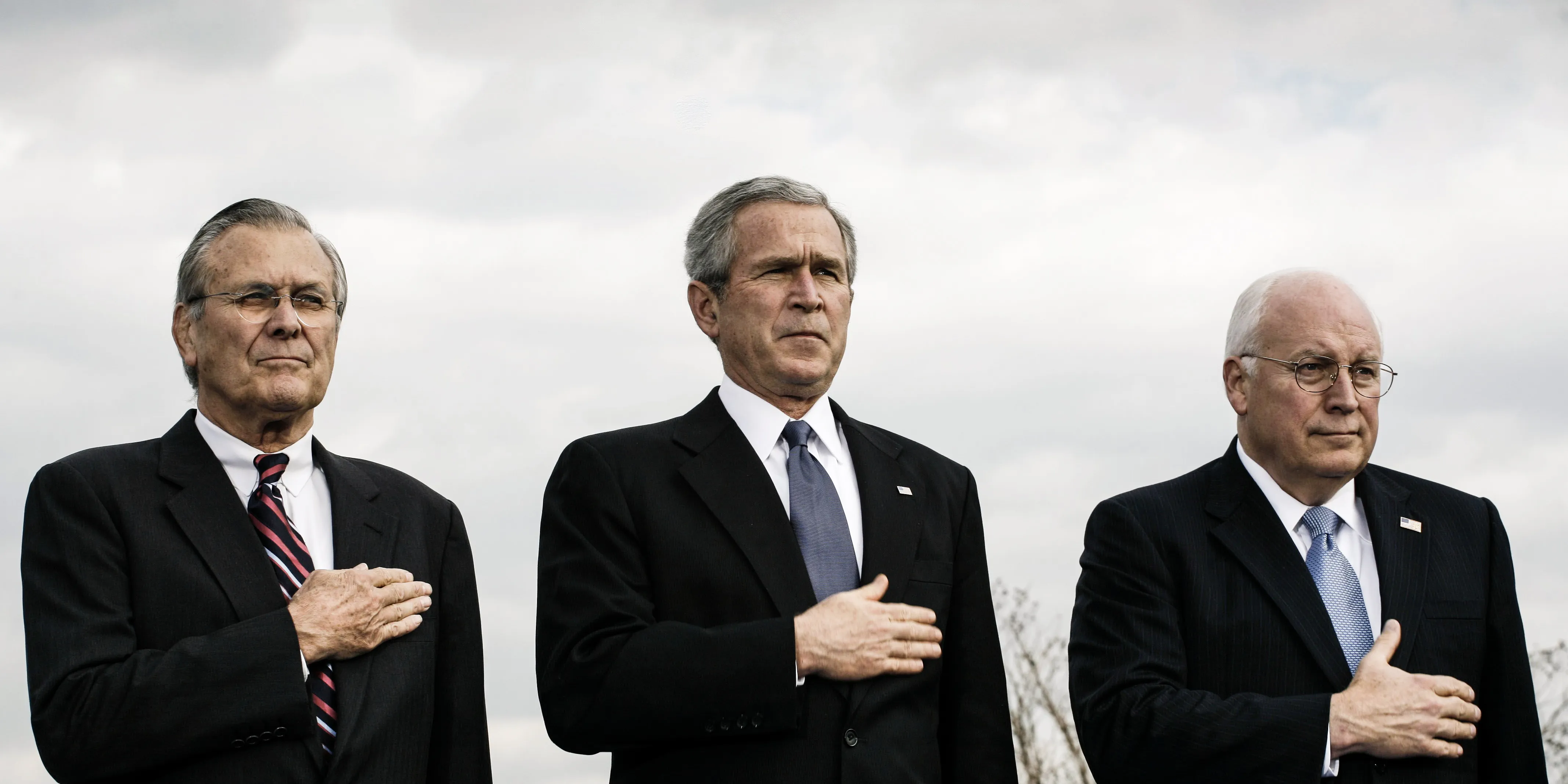 Donald Rumsfeld George W. Bush Dick Cheney