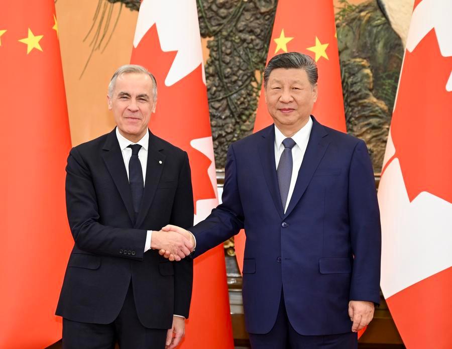 Çin Devlet Başkanı Xi Jinping, Kanada Başbakanı Mark Carney
