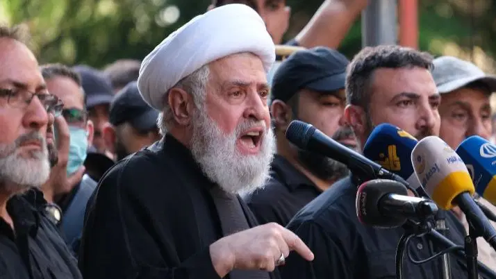 Hizbullah lideri Kasım'dan direniş mesajı: İsrail, Lübnan'ın güneyinde kalamayacak