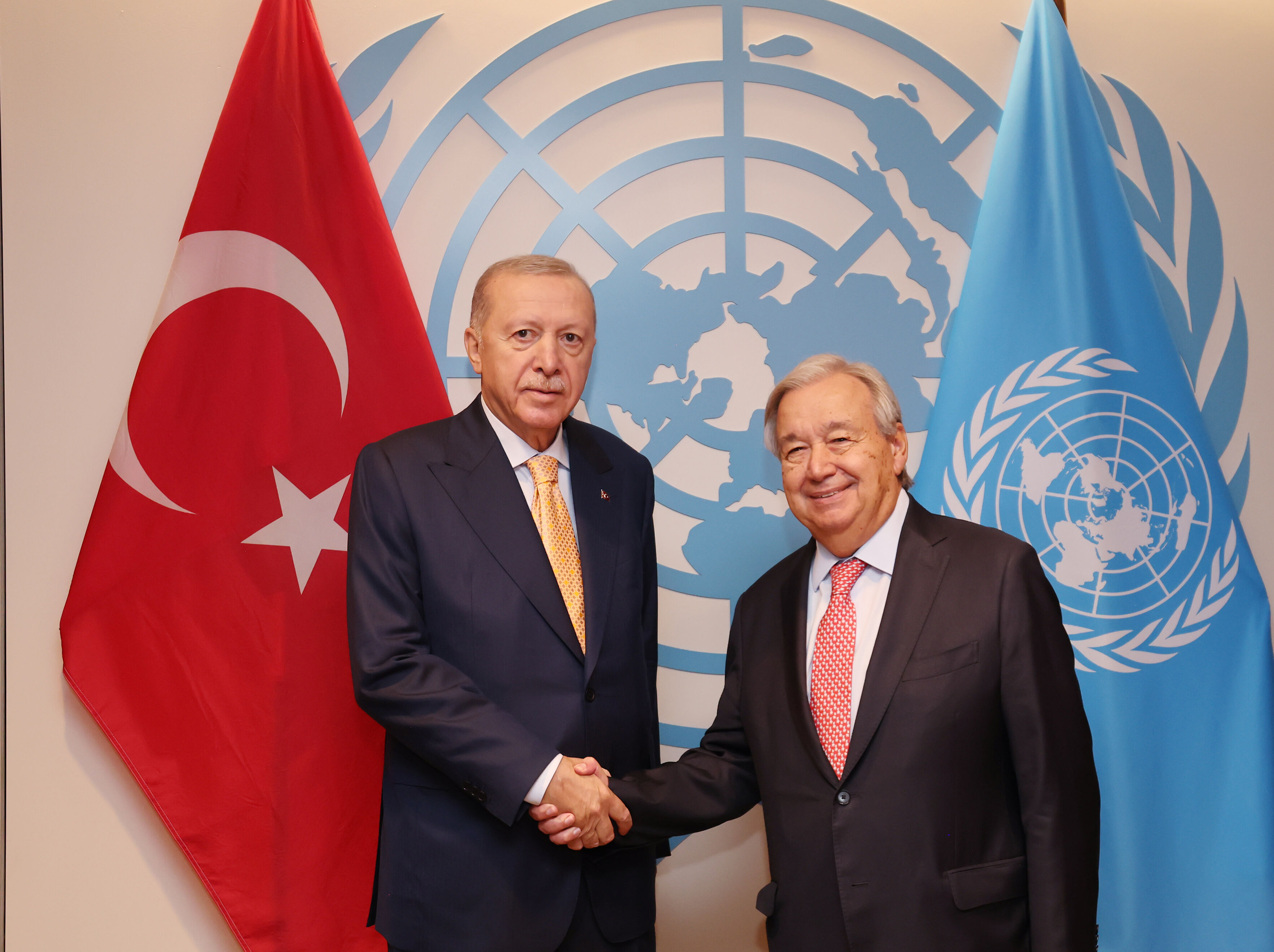 Erdoğan, BM Genel Sekreteri Guterres ile görüştü