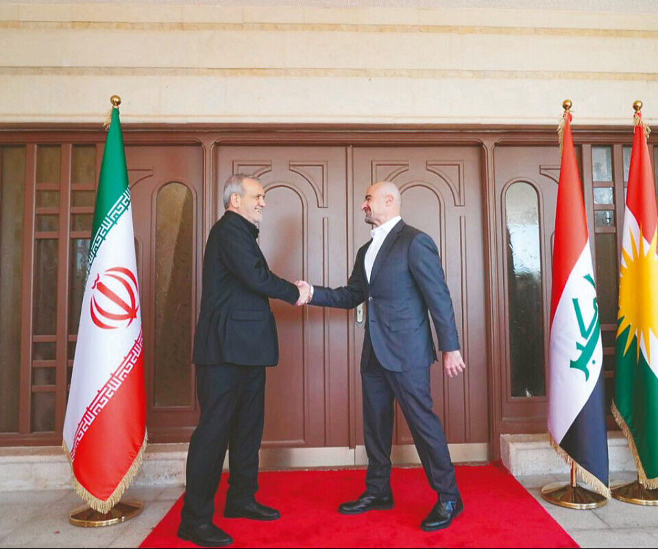 Pezeşkiyan Irak'taki KYB Başkanı Talabani ile görüştü