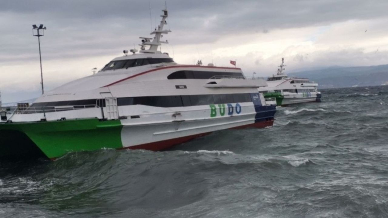 Bursa Deniz Otobüslerinin 8 seferi iptal edildi