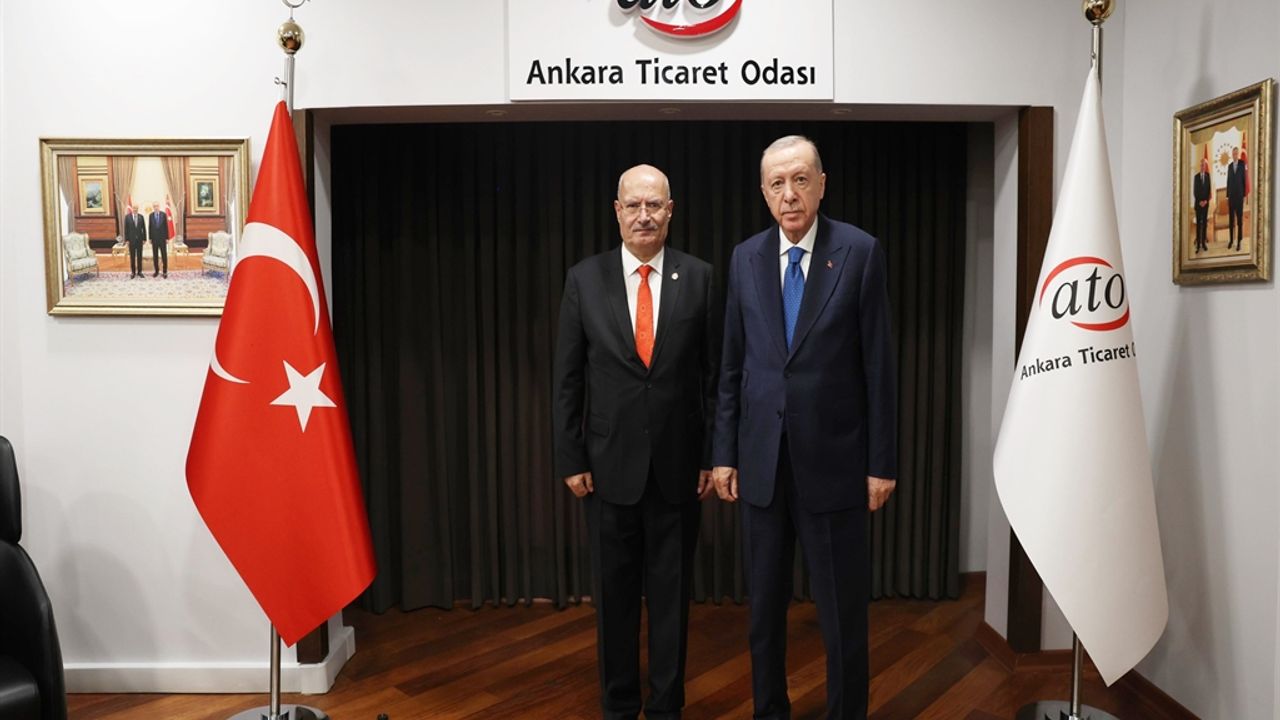 Cumhurbaşkanı Erdoğan, ATO’yu ziyaret etti