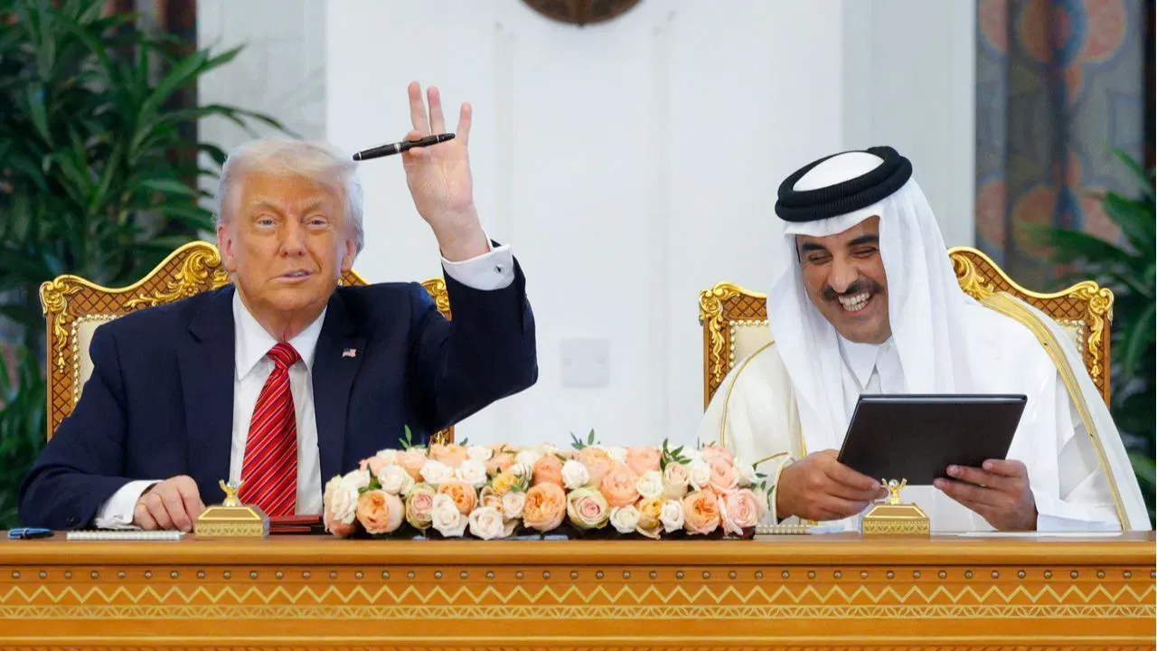 Trump'tan Katar'da 1,2 trilyon dolarlık anlaşma