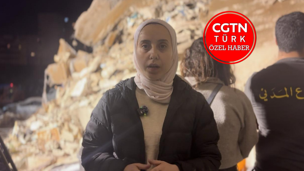 İsrail Beyrut’u yerle bir etti: CGTN Türk Lübnan’daki yıkımı görüntüledi!