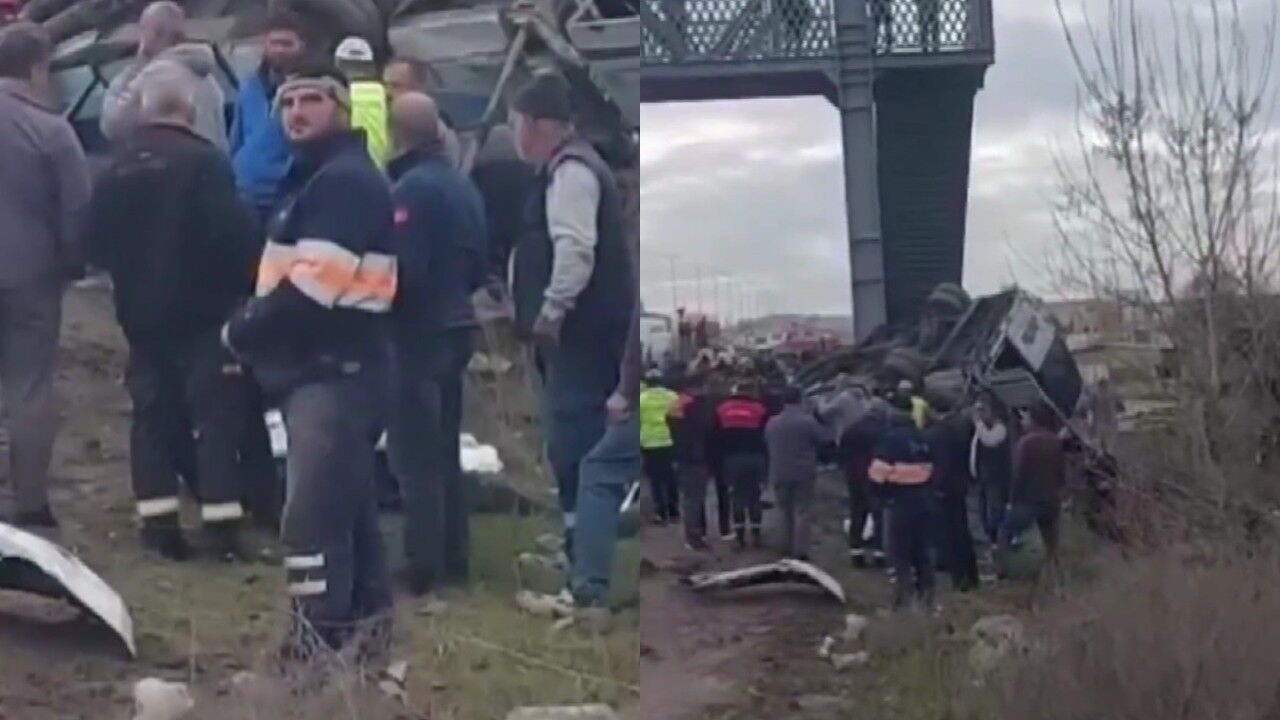 Ankara'da otobüs kazası: 4 ölü, çok sayıda yaralı var...