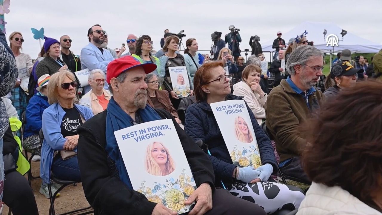 ABD'de Epstein mağduru Virginia Giuffre için anma