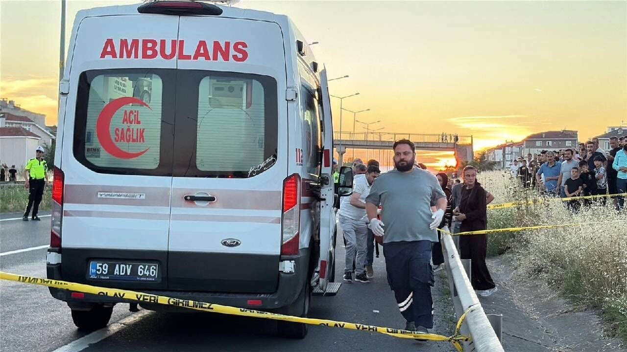 Çorlu'da feci kaza: 15 yaşındaki Rabia hayatını ka