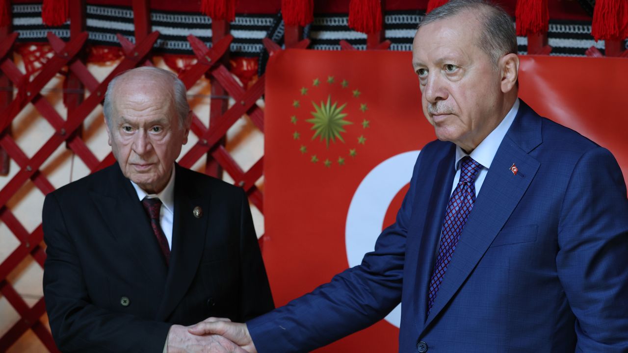 Cumhurbaşkanı Erdoğan, MHP lideri Bahçeli ile görüştü
