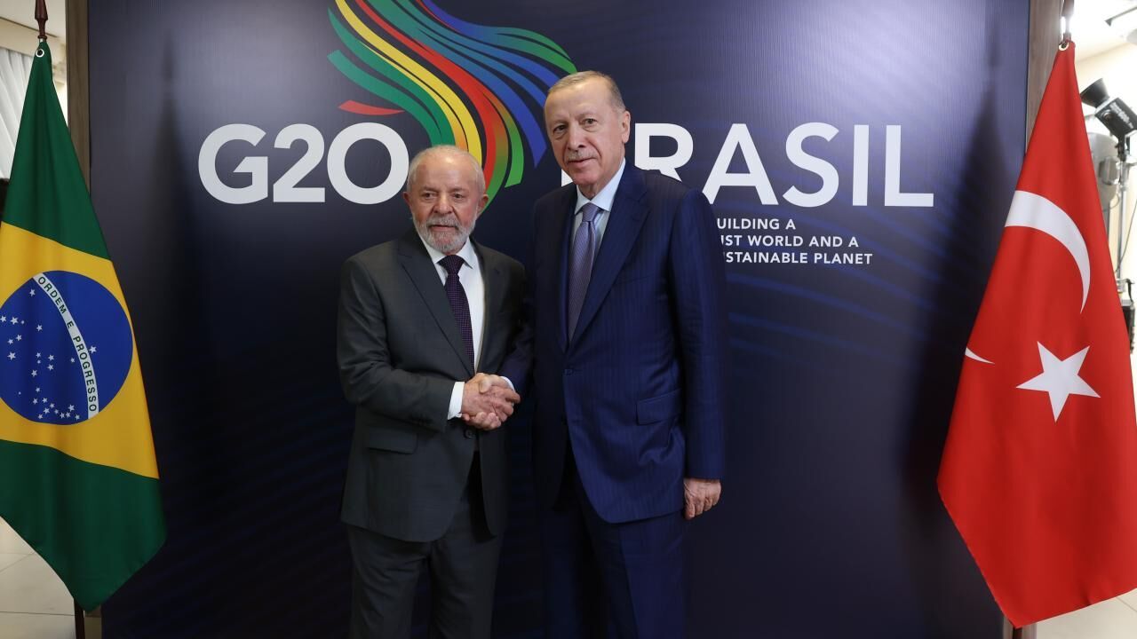 Cumhurbaşkanı Erdoğan Brezilya Devlet Başkanı Lula ile görüştü