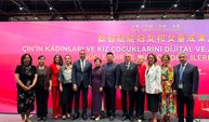 Çin'in dijital alanda kadınların güçlenmesine yönelik sergisi İstanbul'da açıldı