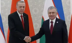 Cumhurbaşkanı Erdoğan, Özbekistanlı mevkidaşı Mirziyoyev ile görüştü