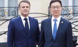 Han Zheng, Macron ile görüşme yaptı