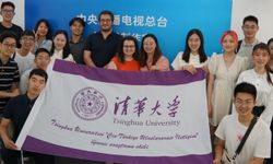 Tsinghua Üniversitesi öğrencileri CGTN Türk'ü ziyaret etti