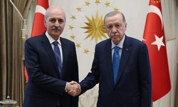 Cumhurbaşkanı Erdoğan, TBMM Başkanı Kurtulmuş'u kabul etti