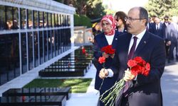 Bakü Türk Şehitliği'nde Cumhuriyet Bayramı
