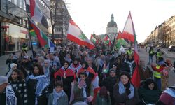 İsveç'te İsrail'in Gazze, Lübnan ve İran'a yönelik saldırılarına protesto!