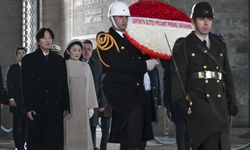 Japonya Veliaht Prensi Fumihito ve Veliaht Prensesi Kiko, Anıtkabir'i ziyaret etti