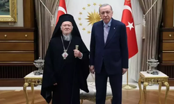 Cumhurbaşkanı Erdoğan, Fener Rum Patriği Bartholomeos'u kabul etti