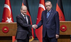 Cumhurbaşkanı Erdoğan, Olaf Scholz ile Suriye'yi görüştü