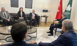 DEM Parti heyeti, Davutoğlu'nu ziyaret etti