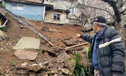 Beykoz’da 5 metrelik istinat duvarı çöktü