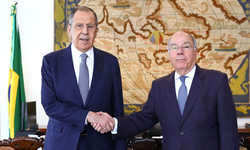 Brezilya Dışişleri Bakanı Vieira, Rus mevkidaşı Lavrov ile görüştü
