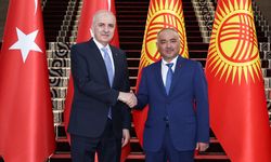 TBMM Başkanı Kurtulmuş, Kırgızistan Jogorku Keneş Başkanı Turgunbek Uulu ile bir araya geldi