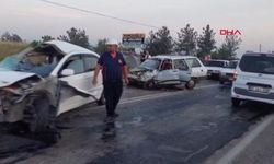 4 otomobil zincirleme kazaya karıştı; 1 ölü, 6 yaralı