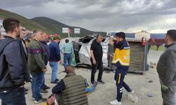 Otomobil ile kamyonet çarpıştı; 7 yaralı