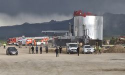 Asfalt üretim tesisinde patlama: 1 ölü, 1 yaralı