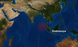 Endonezya'da 5,7 büyüklüğünde deprem