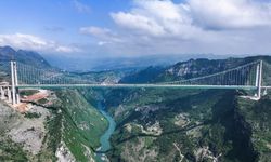Dünyanın en yüksek köprüsü tamamlanmak üzere