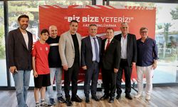 Samsunspor'da bayramlaşma töreni düzenlendi