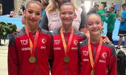 Akrobatik Cimnastik Kadın Milli Takımı, Almanya'da altın madalya kazandı