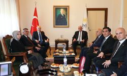 TBMM Başkanı Kurtulmuş, İYİ Parti'yi ziyaret etti