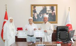Rus çift, Aydın'da Müslüman oldu