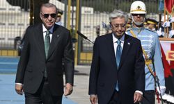 Erdoğan ile Tokayev'den ortak basın toplantısı