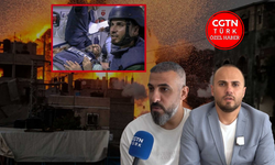 TRT Ekibi Gazze’de İsrail’in top saldırısına uğradı: Saldırı anını CGTN Türk'e anlattılar