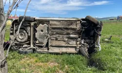 Elazığ'da devrilen otomobildeki 5 kişi yaralandı