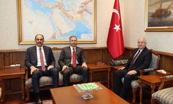 Güler, Yerlikaya ve Kalın bir araya geldi