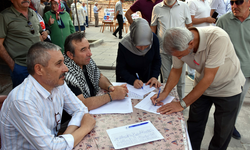 Kırıkkale'de İsrail'in Gazze'ye saldırıları protesto edildi!