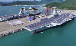 Çin’in elektromanyetik mancınıklı ilk uçak gemisi 'Fujian' düzenli göreve başlıyor