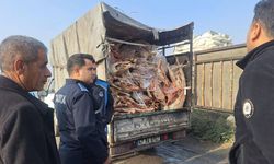 Gaziantep'te 1 ton 900 kilo bozulmuş et ele geçirildi