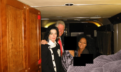 Michael Jackson ve Clinton'ın, Epstein'in uçağında fotoğrafları çıktı