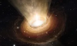 Kara delik patladı, ışık hızının beşte biri hızında rüzgarlar oluştu