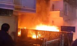 Ümraniye’de iş yerinde çıkan yangın paniğe neden oldu